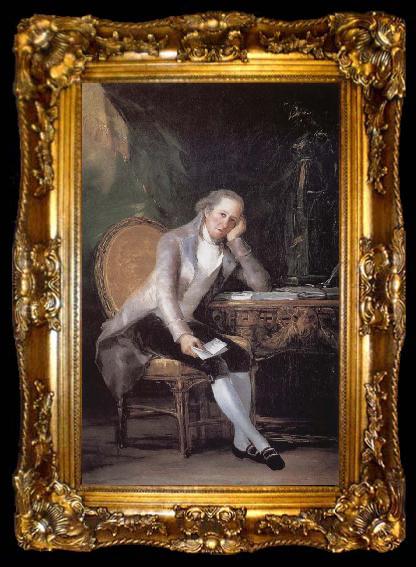 framed  Francisco Goya Gaspar Melchor de Jovellanos, ta009-2